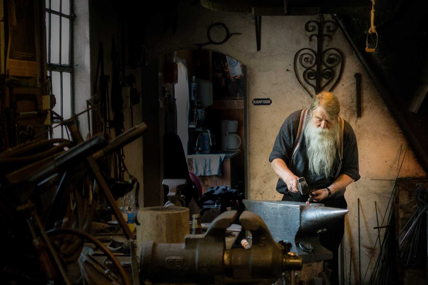 A Master Blacksmith, charting his own course in life